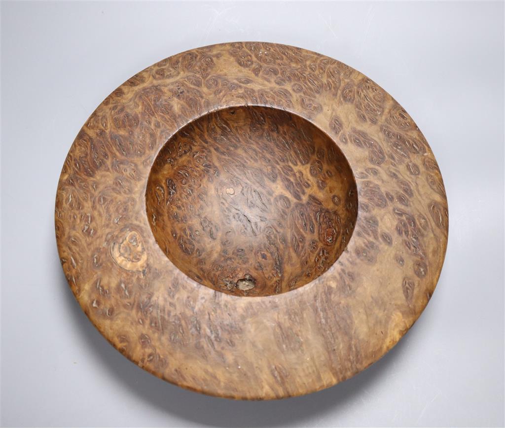 A java wood bowl, 31cm